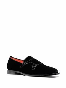 Santoni Gespschoenen - Zwart