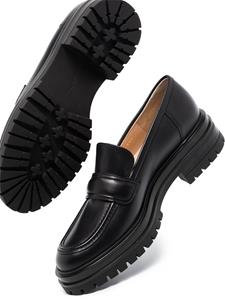 Gianvito Rossi Argo leren loafers - Zwart
