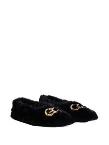 Giuseppe Zanotti Lucreciia loafers van imitatiebont - Zwart