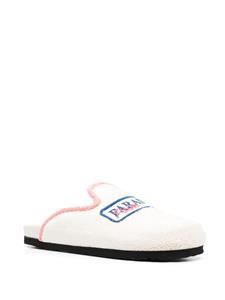 Palm Angels Slippers met logopatch - Beige