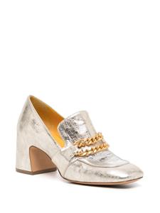 Madison.Maison Loafers met blokhak - Zilver