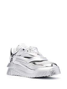 Versace Odissea sneakers met metallic effect - Zilver