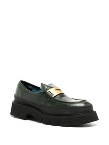 Madison.Maison Loafers met chunky zool - Zwart