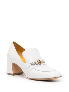 Madison.Maison Loafers verfraaid met kristallen - Wit