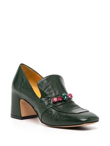Madison.Maison Loafers verfraaid met kristallen - Groen
