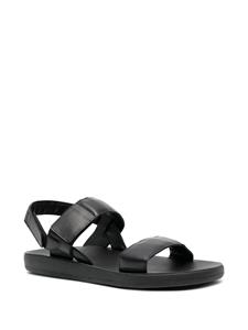 Ancient Greek Sandals Orfeas leren sandalen - Zwart
