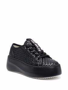 Vic Matié Leren sneakers - Zwart