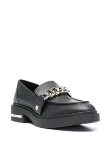 LIU JO Gabrielle loafers met schakels - Zwart