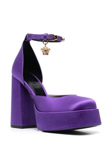 Versace Medusa Aevitas satijnen pumps - Paars