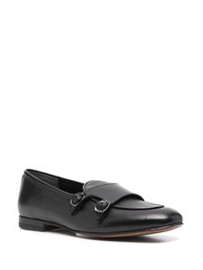 Scarosso Virginia leren loafers - Zwart