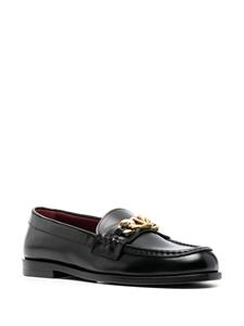 Valentino VCHAIN leren loafers - Zwart