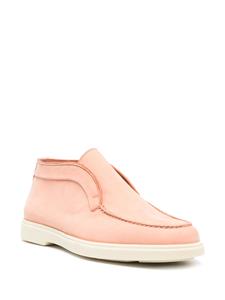 Santoni Leren loafers - Oranje