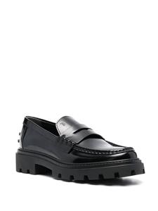 Tod's Leren loafers - Zwart