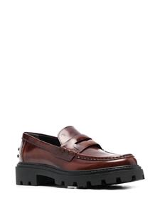 Tod's Loafers verfraaid met studs - Bruin