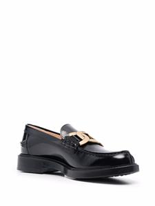 Tod's Loafers met kettingplakkaat - Zwart