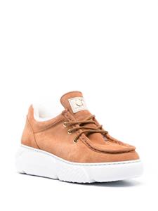 Casadei Sneakers met lammy voering - Bruin