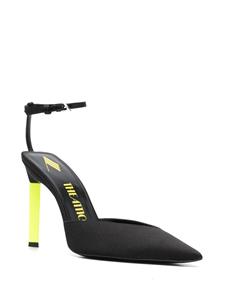 The Attico Perine pumps met contrasterende hak - Zwart