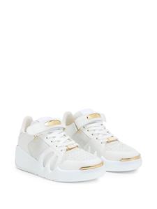 Giuseppe Zanotti Talon sneakers met klittenband - Wit