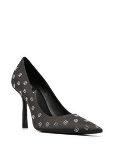 Alexander Wang Pumps verfraaid met monogram - Zwart