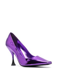 3juin Pumps met metallic-effect - Paars