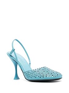 3juin Pumps verfraaid met kristallen - Blauw