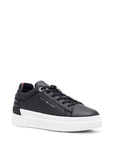 Tommy Hilfiger Sneakers met logoprint - Zwart