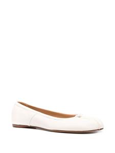 Maison Margiela Tabi leren ballerina's - Wit