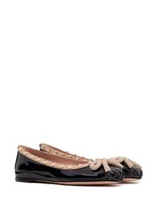 Valentino Rockstud ballerina's - Zwart