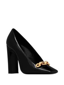 Saint Laurent Swing pumps met schakelketting - Zwart