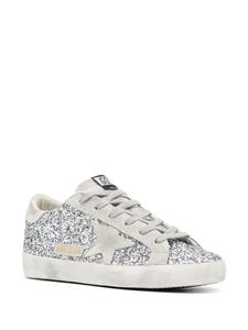 Golden Goose Super-Star glitter sneakers - Zilver