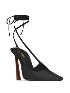 Saint Laurent Blade leren pumps - Zwart