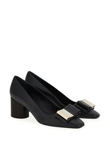 Ferragamo Leren pumps - Zwart