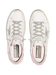 Golden Goose Superstar gerafelde sneakers - Wit