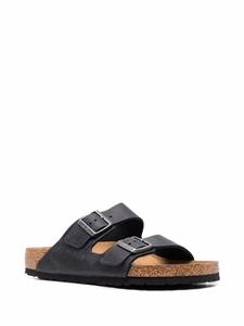 Birkenstock Arizona sandalen met dubbele bandjes - Zwart