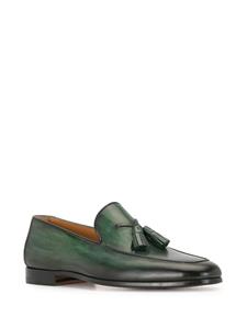 Magnanni Leren loafers - Groen