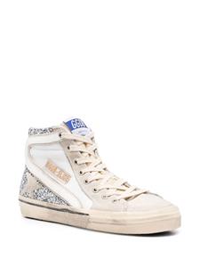 Golden Goose Sneakers met glitterdetail - Zilver