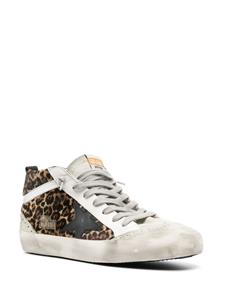 Golden Goose Sneakers met luipaardprint - Grijs