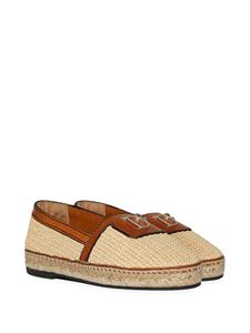 Dsquared2 Natural raffia loafers - 5089 NATURALE