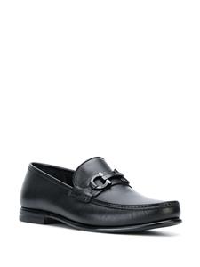 Ferragamo Gaffini horsebit loafers - Zwart