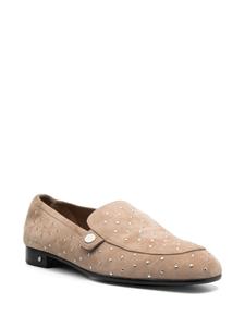 Laurence Dacade Loafers verfraaid met stras - Beige