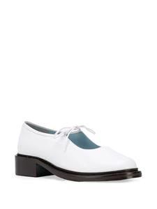 Nicole Saldaña Fabian veterloafers - Wit