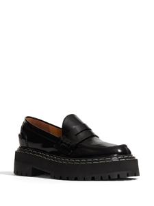 Proenza Schouler Leren loafers - Zwart