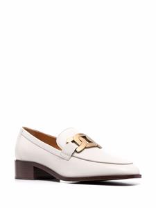 Tod's Loafers met logoplakkaat - Beige