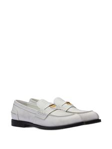 Miu Miu Leren loafers - Wit