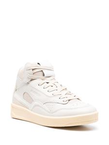 Jil Sander Basket leren sneakers - Beige