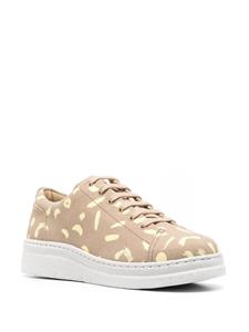 Camper Sneakers met abstract patroon - Beige