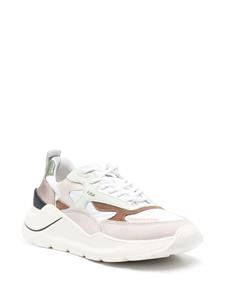D.A.T.E. Sneakers met colourblocking - Wit