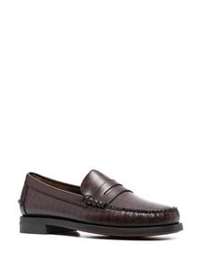 10 CORSO COMO Dan leren loafers - Rood