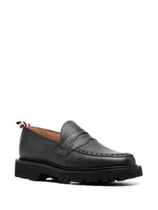 Thom Browne Leren loafers - Zwart