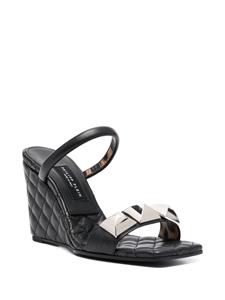 Philipp Plein Sandalen met studs - Zwart